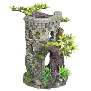 Akvariedekoration - Tower med bonsai