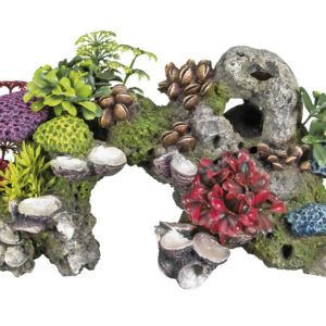 Akvariedekoration - Coral med plants