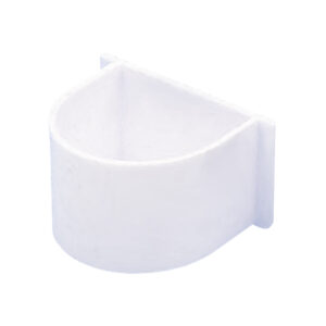 Papegøjeskål, hvid oval