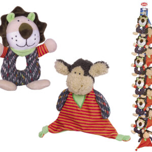 Strip 12 stk. - Plysdyr Løve & Får