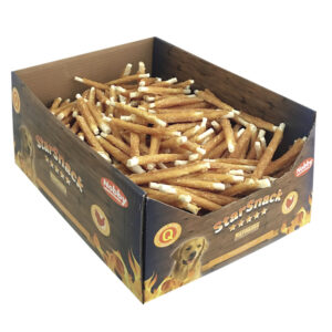 Display ca. 4,85 kg. - StarSnack Barbecue Wrapped Chicken, M