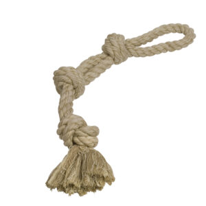 Reb, dobbelt 3 knuder, Sisal-Cotton-Mix - 60cm