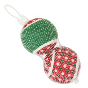 Xmas Tennisball, M 6,3 cm, net 2 pcs