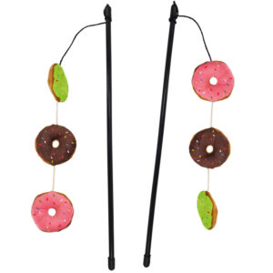 Display 20 stk., Stang med donuts og med Catnip