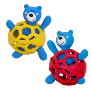 Display, Gummibold med latex bjørn 12 stk