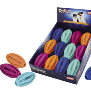 Display 12  stk., Gummi Dental Rugby bold