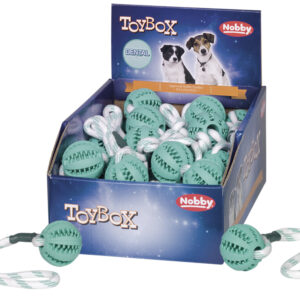 Display 32  stk.., Gummi bold med reb DENTAL LINE