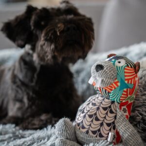 Display 12  stk. - Plys dyr Patchwork