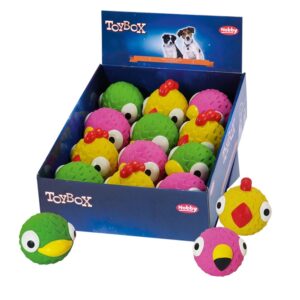 Display 12  stk. - Latex Bird Faces