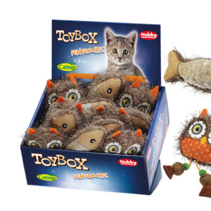 Display 12  stk. - Plys dyr med Catnip