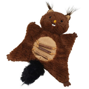 Plush squirrel with matatabi 27 cm