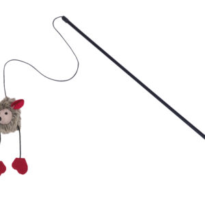 Drillepind med plys mus, med lyd