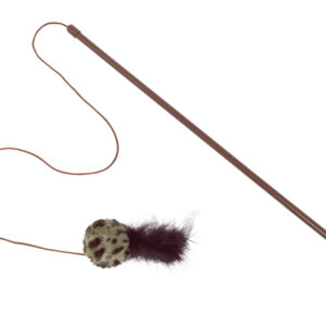 Stang med bolde med rangle og fjer