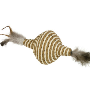 Legetøj med fjer og rangle