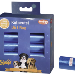 høm-høm poser TidyUp, blå 20 ruller 15 stk.