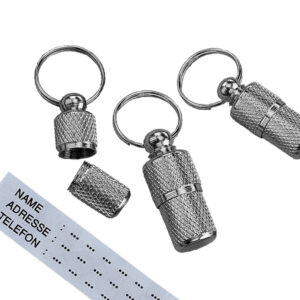 Adresse beholder til halsbånd