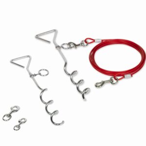 Spyd med kabel, ca. 4,5 m