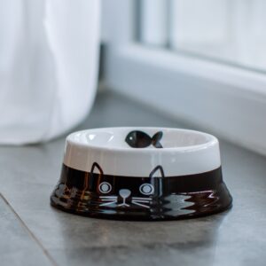 Katte Keramik skål FACE, 140 ml