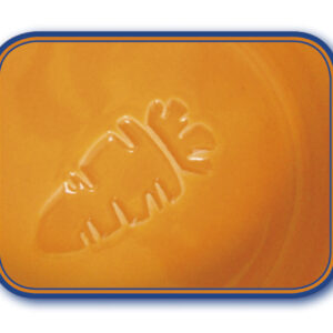 Display 6  stk. Gnaver keramik skål CARROT