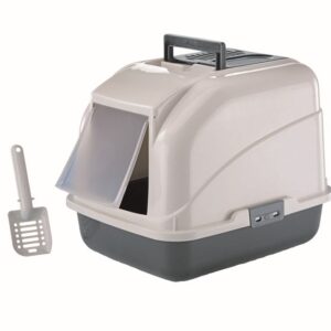 Kattetoilet 50x40x40cm, grå