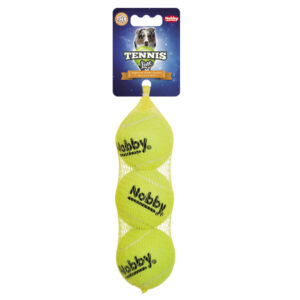 Tennisbold 3 stk. i net 6cm