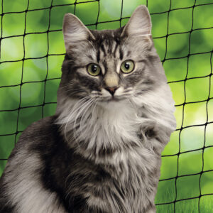 Sikkerhedsnet til katte L, 8x3 m