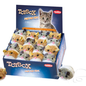 Display 24 stk. - Plysmus, 6,5cm