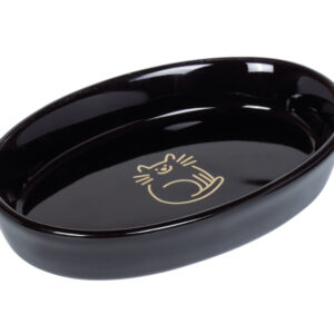 Keramikskål oval "Golden Cat" 0,12l