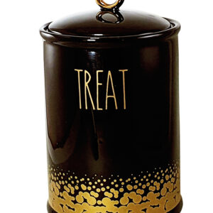 Keramisk godbidsbeholder "TREAT" 10,5x10,5x18 cm, 0,85 l