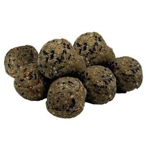 Luksus mejsebolde uden net, 50 stk. i karton med håndtag