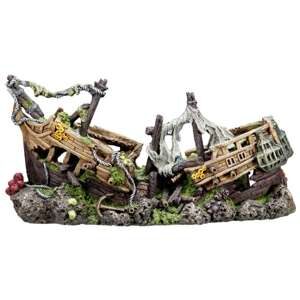 Akvariedekoration - Battle Ship XXL