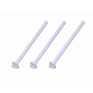 Siddestang til krydstråd, hvid 22cm