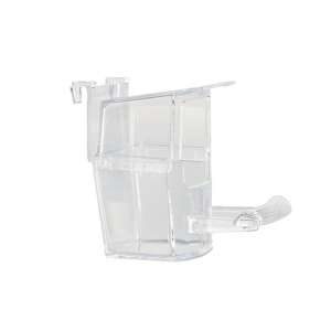 Foderstation m/pind til fuglebur 7x7,5x6cm