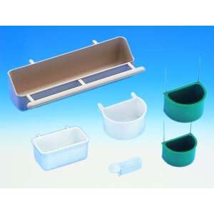 Foderstation m/pind til fuglebur 18cm