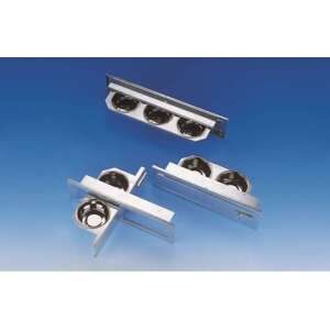 Fodervendeplade L m/3 skåle