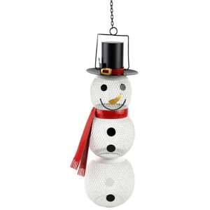 Xmas feeder snowman,11,5 x 12,5 x 38,5 cm