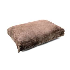 51 - Supersoft - Boxpillow - Dark Brown - M: 100x70cm