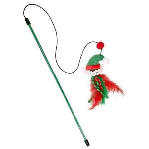 Xmas cat rod Fairy w.Catnip, Display 16 pcs