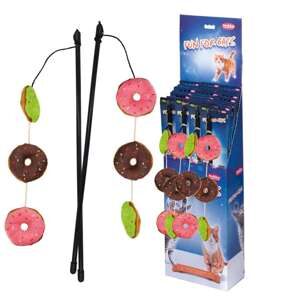 Display 20 stk., Stang med donuts og med Catnip