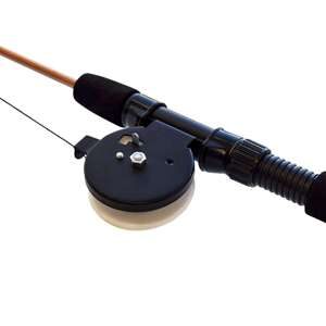 Fiskestang med fisk med catnip