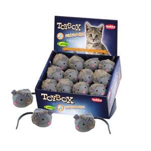 Display, Plysmus med lyd og catnip 24 stk