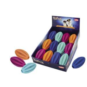 Display 12  stk., Gummi Dental Rugby bold