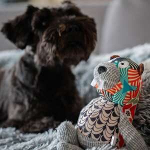 Display 12  stk. - Plys dyr Patchwork