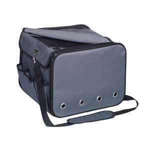 Bilsæde transporttaske "MERLO" grå 40 x 34 x 30 cm