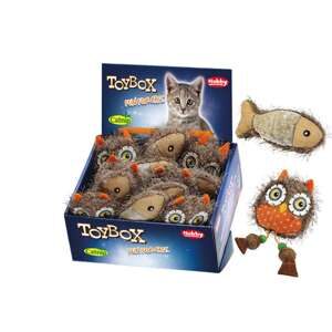 Display 12  stk. - Plys dyr med Catnip