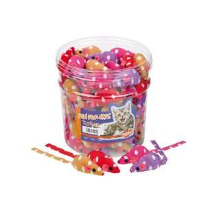 Toy box kat, stofmus, 72 stk