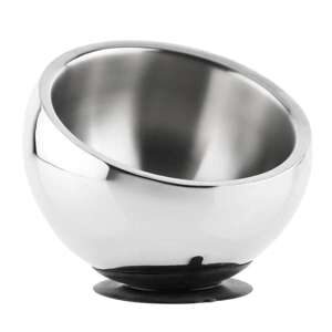 Rustfrit stål bowl GOLYO double walled, med suction cup