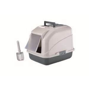 Kattetoilet 50x40x40cm, grå