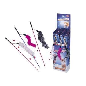 Display, fiskestang m/fjer 36 stk.