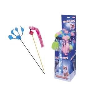 Display, fjerkost m/plys 36 stk.